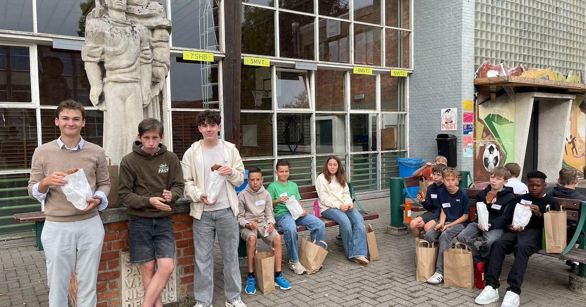 Scheppers start schooljaar gespreid, mét ontbijt | Wetteren | HLN.be