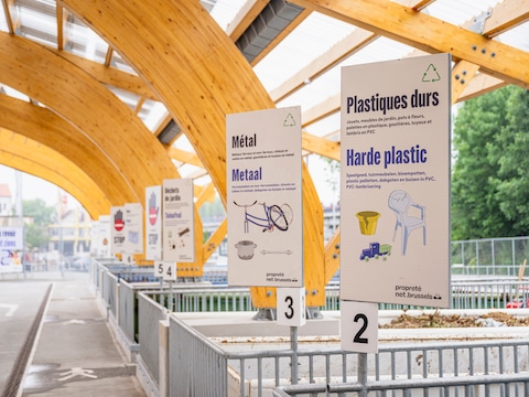 Recyparken in Brussel blijven gesloten