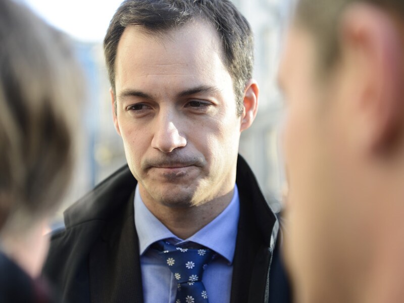 Vice-premier en minister van Pensioenen Alexander De Croo (Open Vld)..