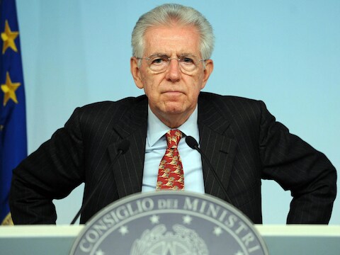 Premier Mario Monti