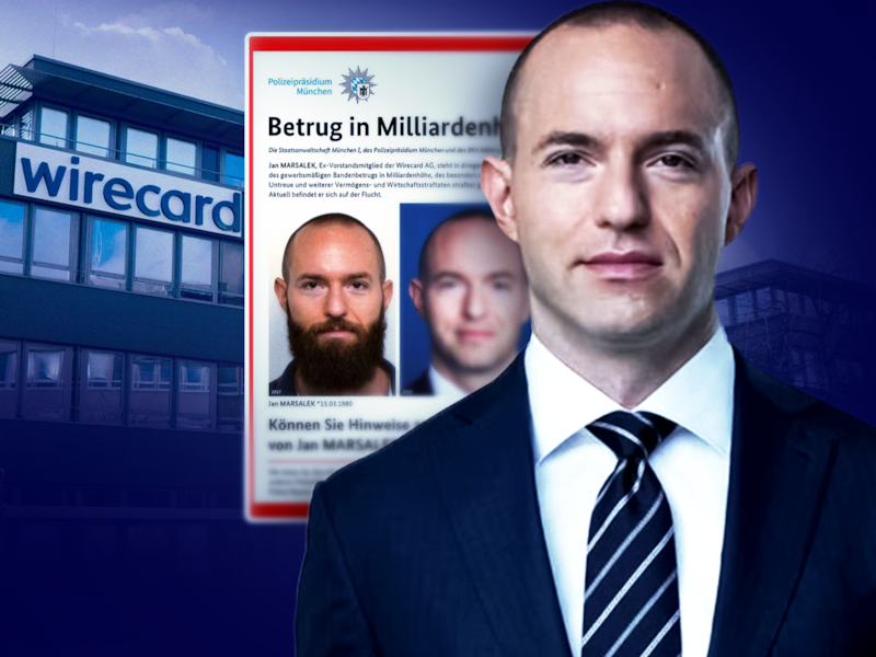 Jan Marsalek, de gewezen topman van het Duitse betalingsbedrijf Wirecard.