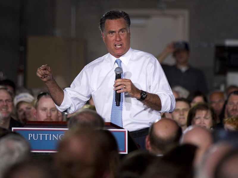 Republikeins presidentskandidaat Mitt Romney.