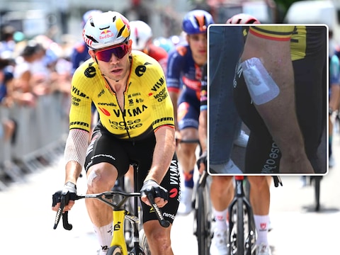 Slecht nieuws voor Wout van Aert: wonde op elleboog is ontstoken,  hoogtestage voor Tour onzeker | Sport | HLN.be
