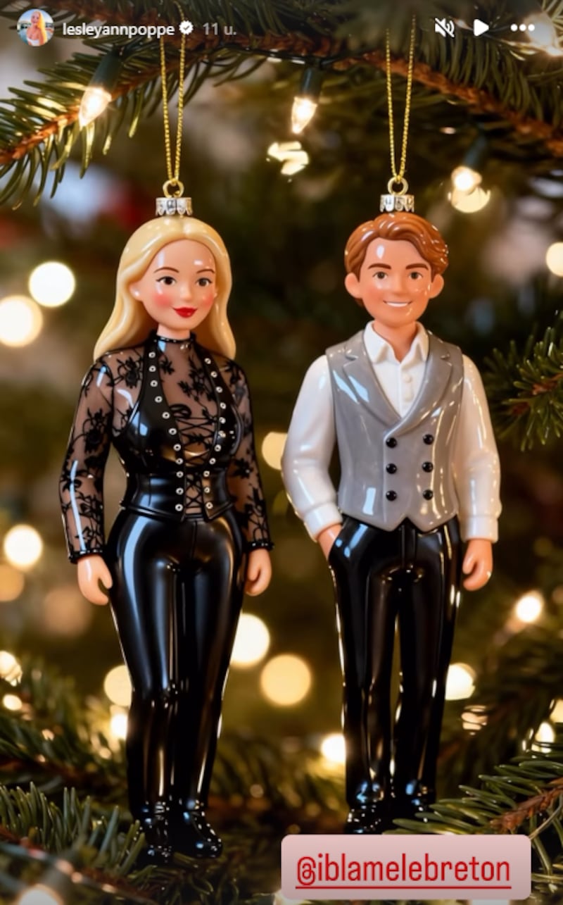 BV 24/7. Zo ziet Lesley-Ann Poppe eruit als ornament en Laura Tesoro ...