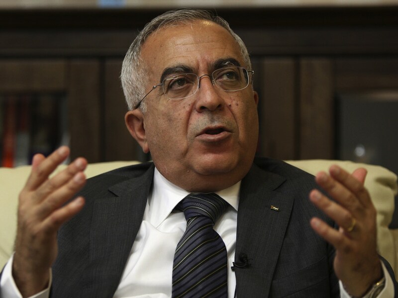 De Palestijnse premier Salam Fayyad
