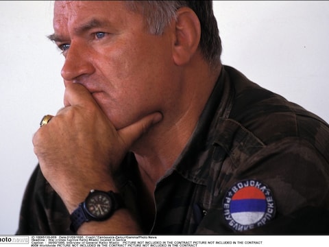 Ex-oorlogsgeneraal Ratko Mladic in betere tijden.
