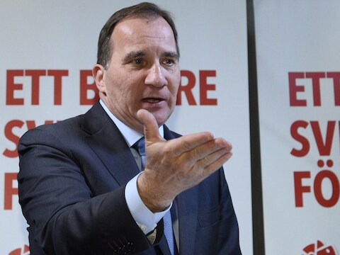 De Zweedse minister-president Stefan Löfven.