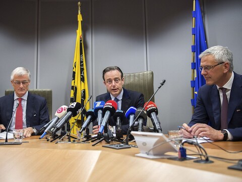 Geert Bourgeois, Bart De Wever en Kris Peeters.