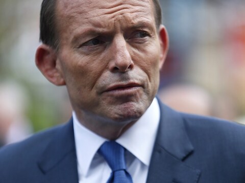 Australische premier Tony Abbott ziet het homohuwelijk nog altijd niet zitten.