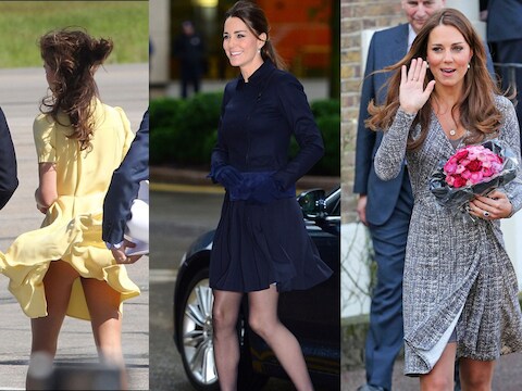 De opwaaiende rokjes Kate Middleton.