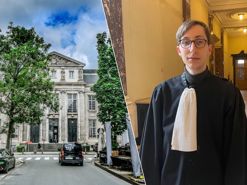 Het gerechtsgebouw in Kortrijk / Advocaat Lennert Cornette