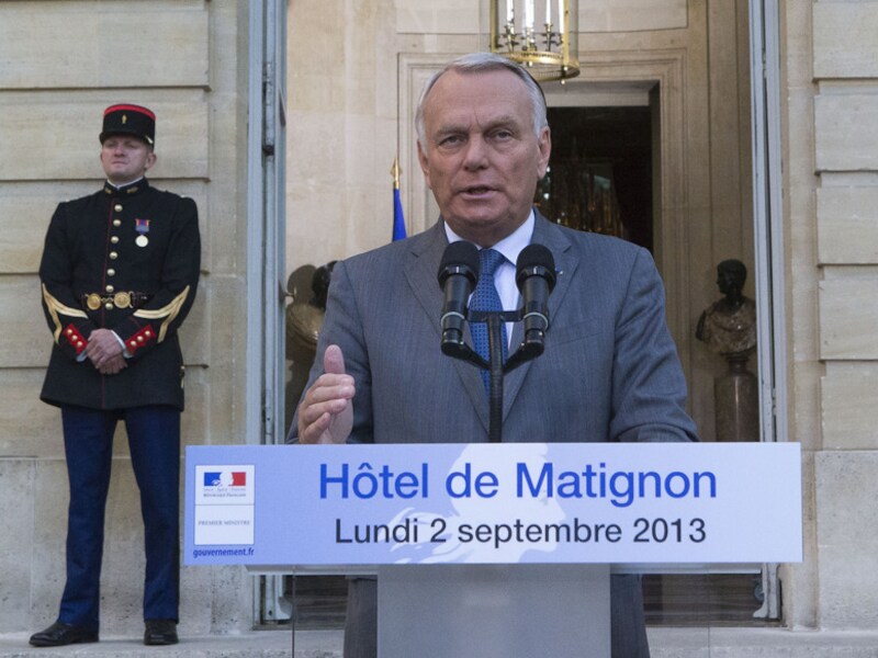 De Franse premier Jean-Marc Ayrault.