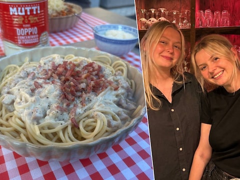 Bij Thursdays kan je terecht voor een snelle pasta, Ynke en Silke Van Lembergen, de uitbaters van café Thursdays.