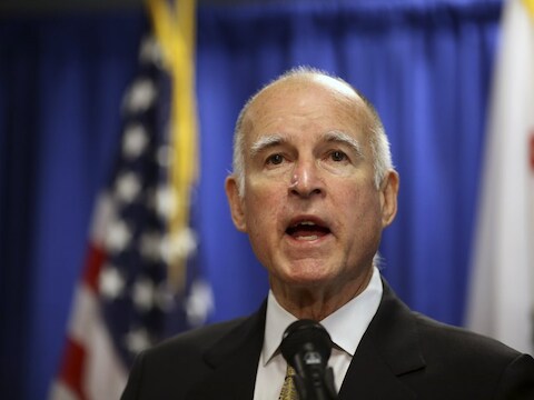 Gouverneur van Californië, Jerry Brown.