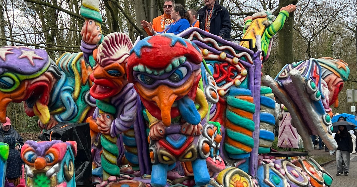 Regen houdt Mortselse carnavalisten niet tegen: honderden mensen zakken af naar start van stoet aan 