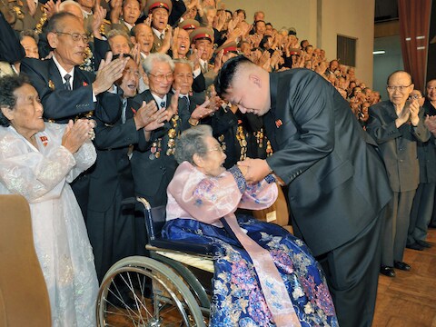 Kim Jong-un op 30 juli 2012.