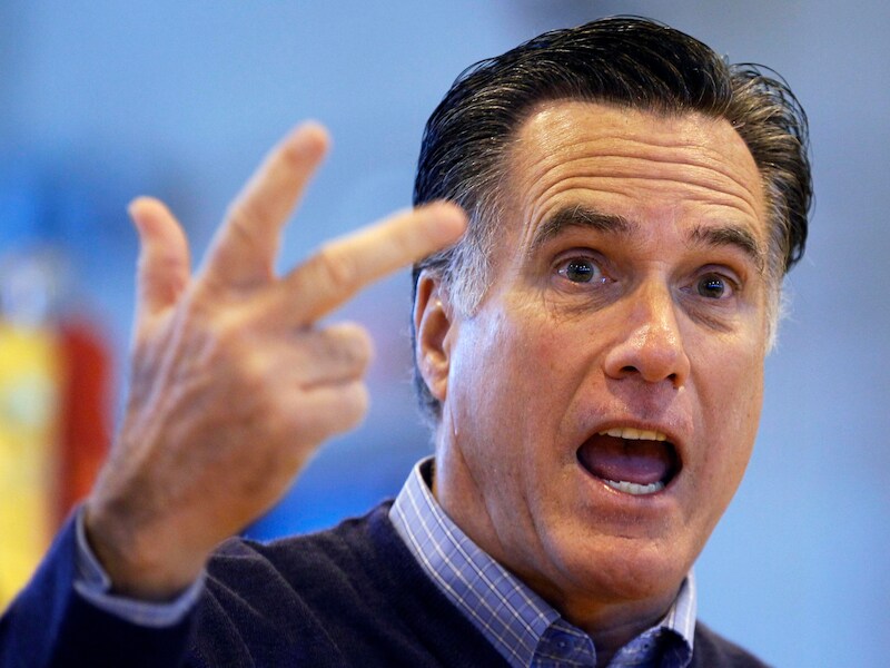 Presidentskandidaat Mitt Romney.