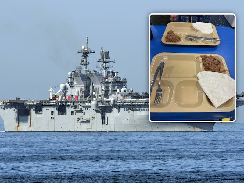 Amerikaanse marine ontkent voedseltekort op oorlogsschepen na foto’s van povere maaltijden