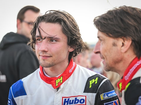 Nono en vader Koen Wauters.