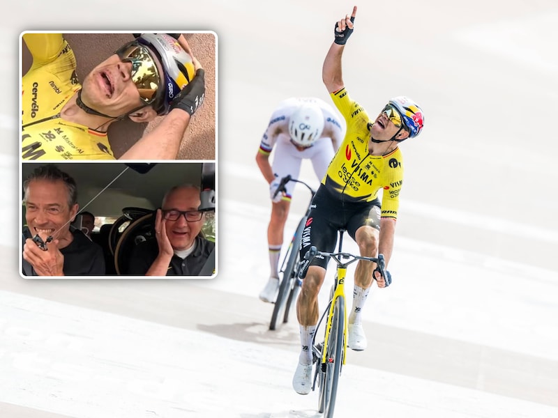 KIJK. “Je vliegt vandaag, Wout!”: zo werd Van Aert vanuit de volgwagen naar wellicht zijn mooiste zege ooit gestuwd