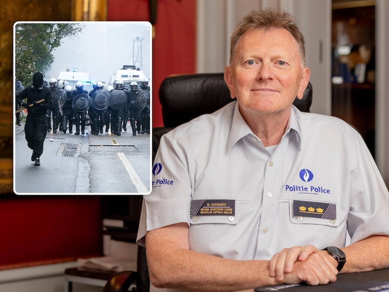 Korpschef Michel Goovaerts reageert op de vrijlating van jonge verdachten na de rellen in Brussel.