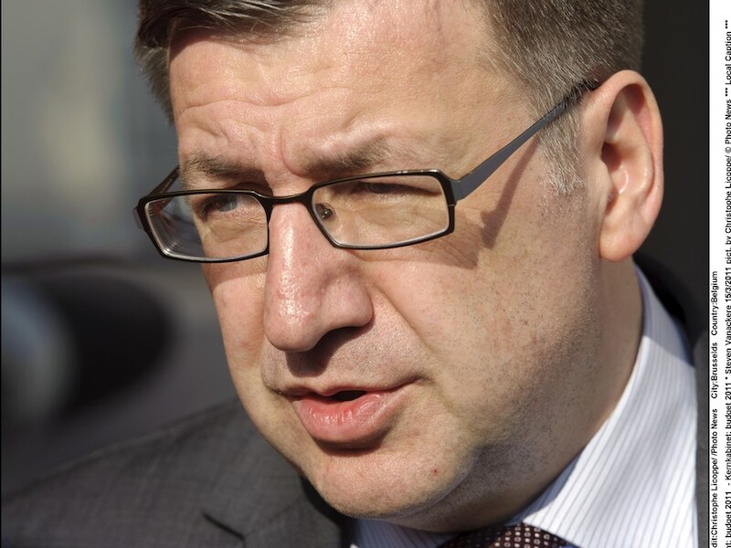 Steven Vanackere (CD&amp;V), minister van Financiën.