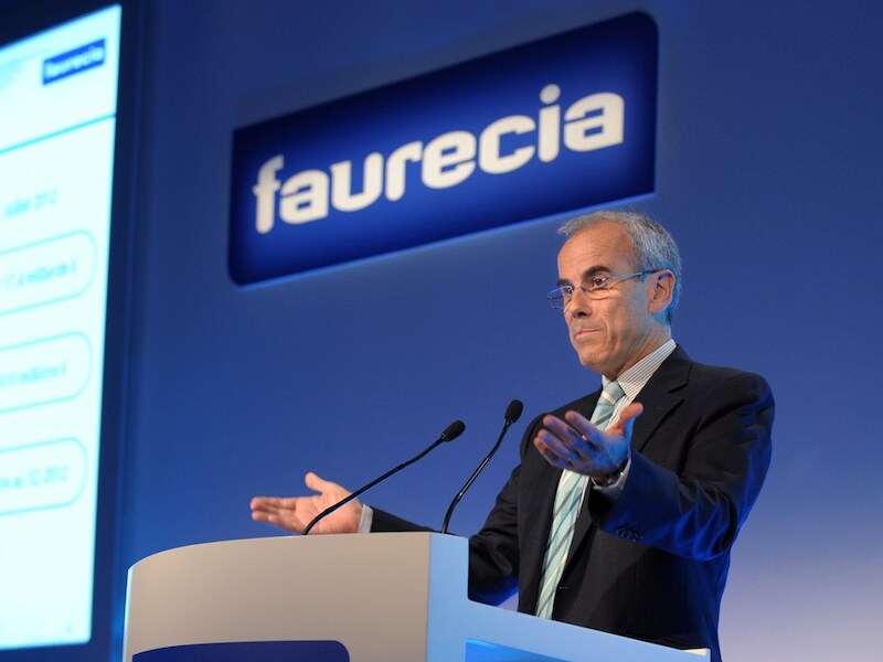 Yann Delabriere, grote baas van Faurecia.