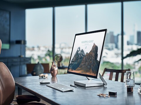 Microsofts nieuwe Surface Studio-pc.