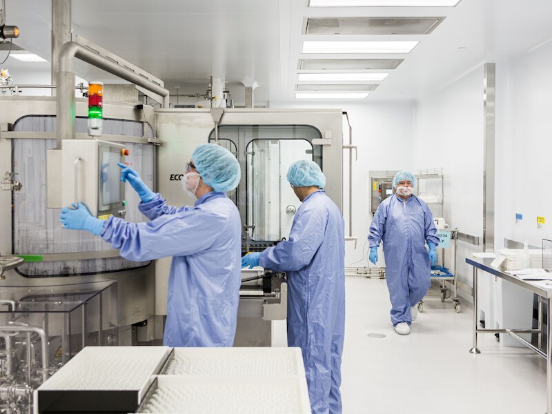 Een lab in California waar wordt gewerkt aan een middel tegen het coronavirus.