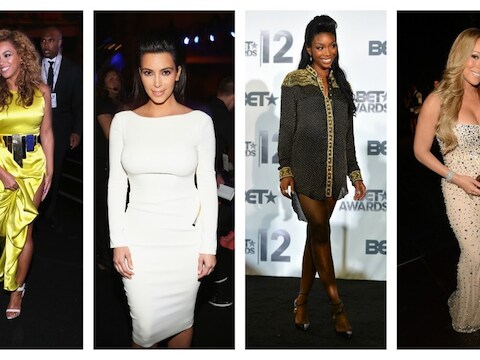 Beyoncé, Kim Kardashian, Brandy en Mariah Carey.