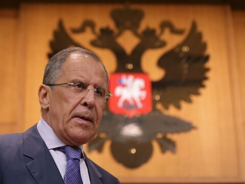 De Russische minister van Buitenlandse Zaken Sergey Lavrov.