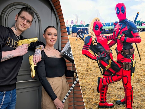 Kevin en Jennis zoeken nog mede-cosplayers voor een project in de Kinepolis, Deadpool en Lady Deadpool op de terreinen van Pukkelpop