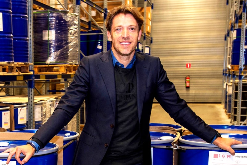 Ondernemer John Huiberts was even samen met Leontine.