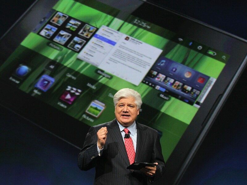 Eén van de Blackberry-oprichters, Mike Lazaridis.