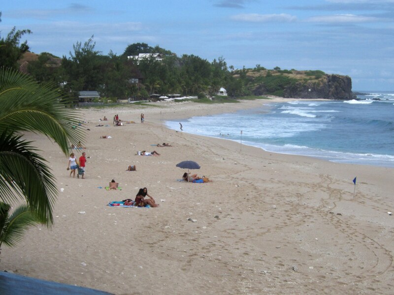 Het strand van La Reunion