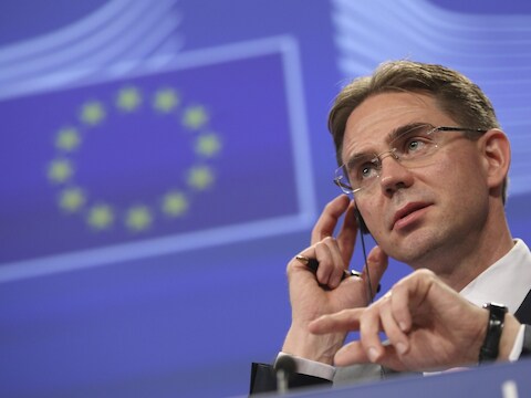 Jyrki Katainen, Europees Commissaris voor Economische en Monetaire Zaken en de Euro.