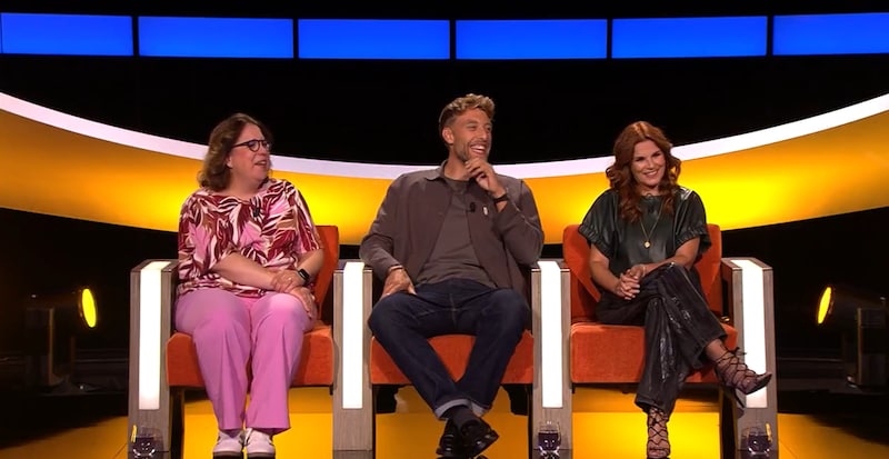 Francis, Ward en Katja in ‘De slimste mens’. 
