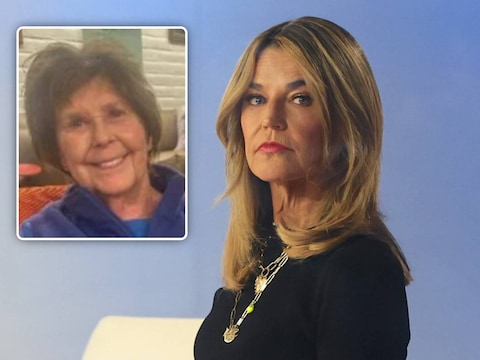 Amerikaanse tv-presentatrice Savannah Guthrie en haar moeder Nancy (inzet). 