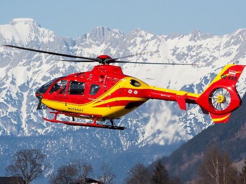 Een helikopter van de Oostenrijkse hulpdiensten (archiefbeeld).