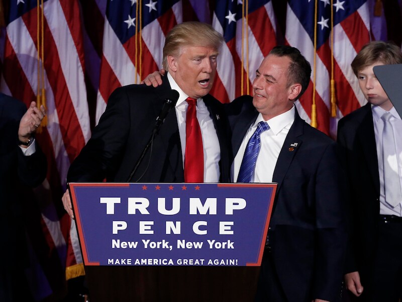 Donald Trump en Reince Priebus