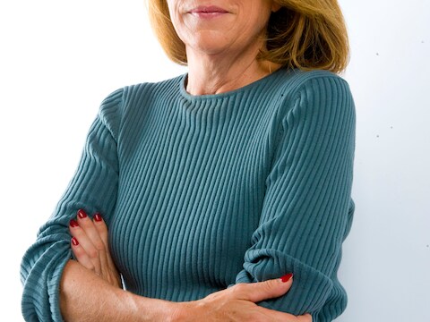De Amerikaanse Marie Colvin van de Sunday Times kwam in februari om het leven in Syrië.