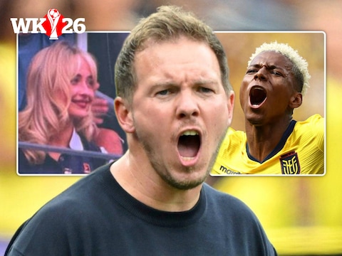 Sabrina Carpenter op het grote scherm in MetLife Stadium - een boze Julian Nagelsmann - een vierende Nilson Angulo