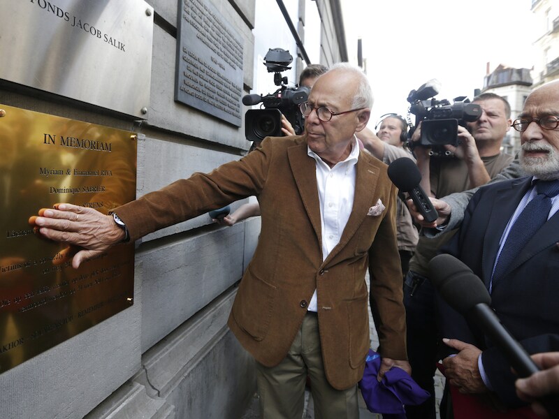 Philippe Blondin aan het Joods Museum in Brussel.