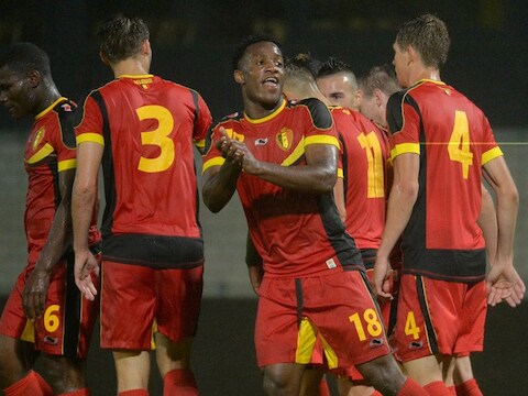 Batshuayi scoorde op slag van rusten de enige goal met het hoofd.