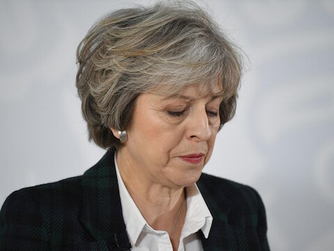 Premier Theresa May.