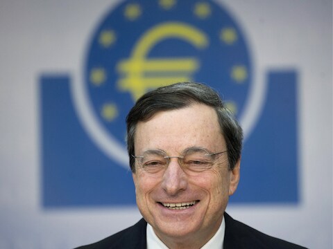 Voorzitter van de Europese Centrale Bank Mario Draghi.