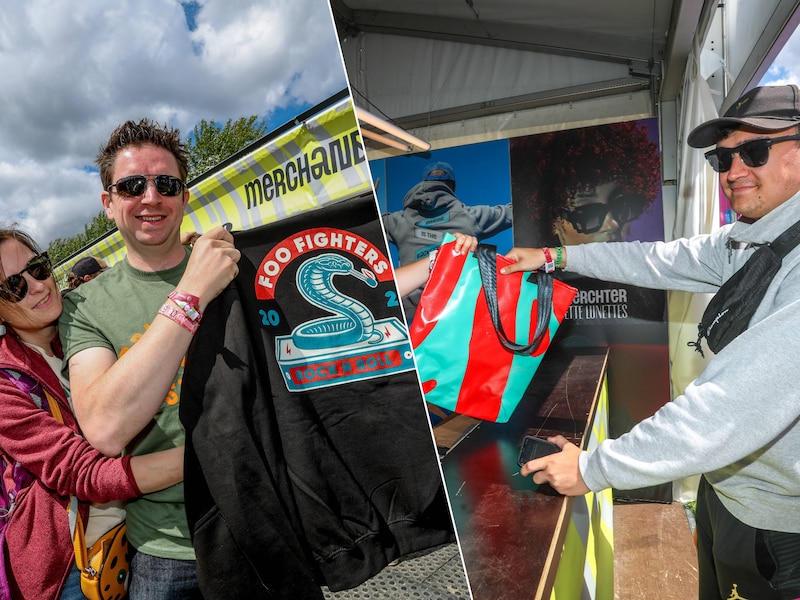 De duurste en populairste merchandising op Rock Werchter: “Tassen van banners die vorig jaar in The Barn hingen”