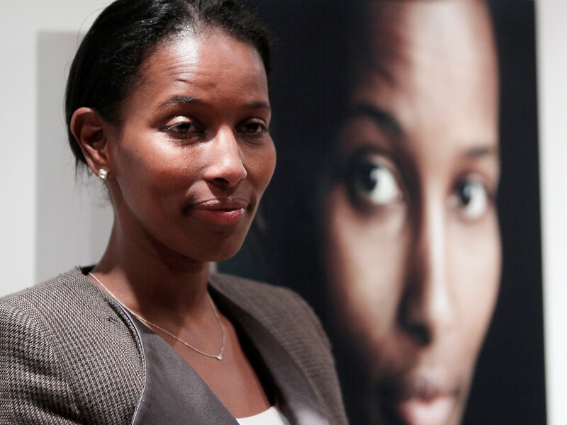 Ayaan Hursi Ali op 18 april 2011 in Madrid.