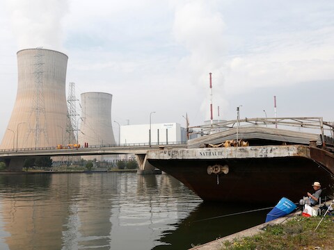 De kerncentrale van Tihange.