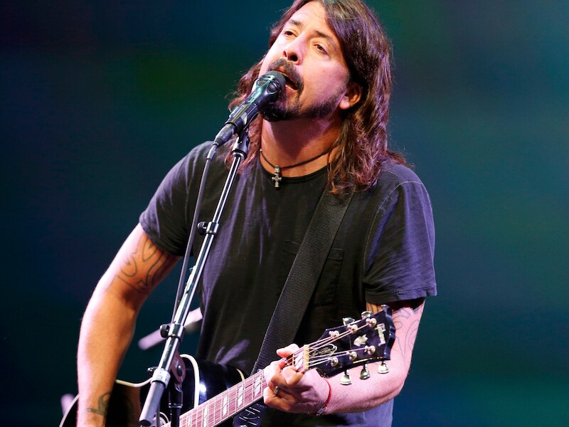 Dave Grohl van Foo Fighters.
